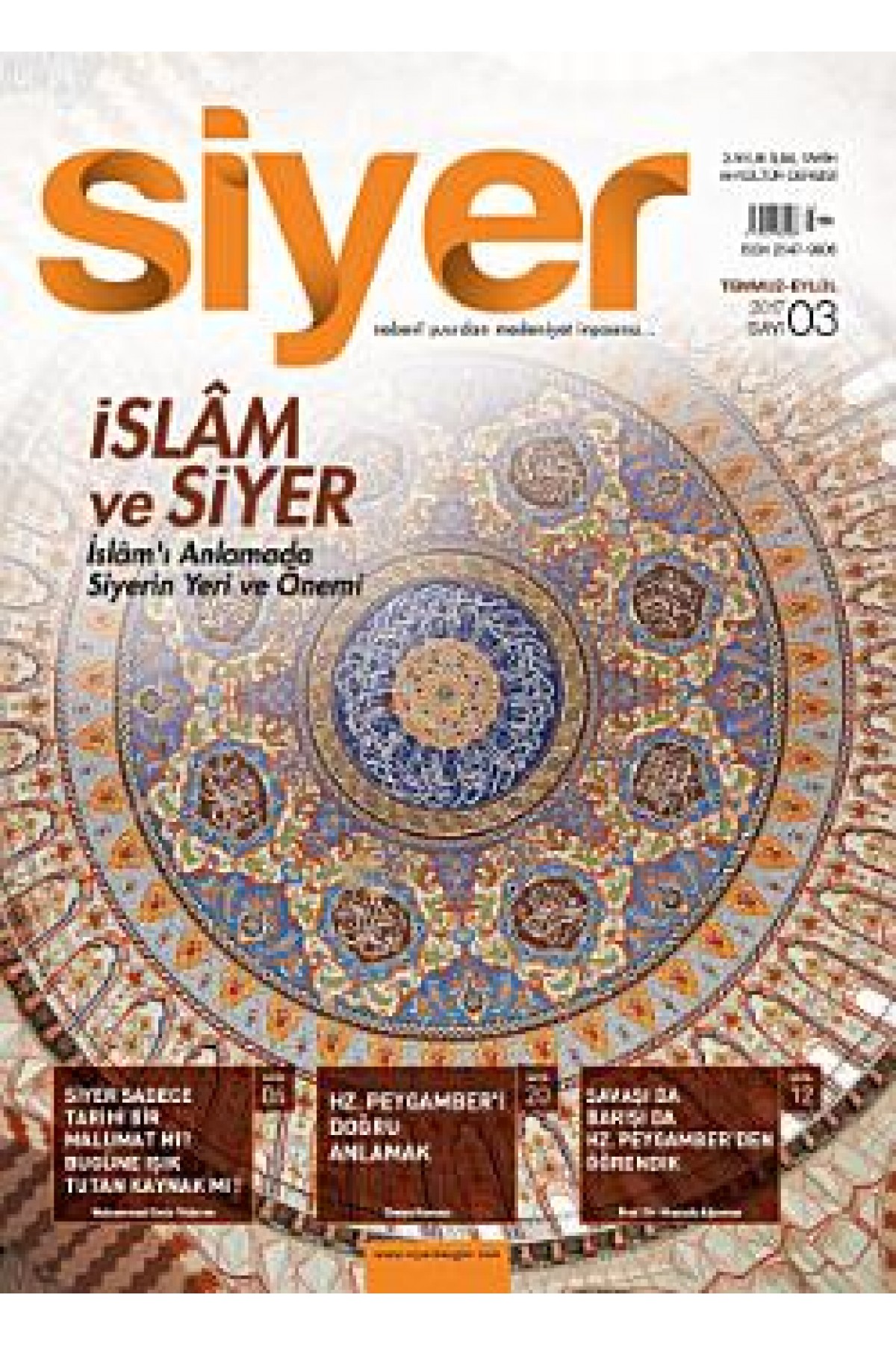 Siyer İlim Tarih ve Kültür Dergisi Sayı:3 / Temmuz-Eylül 2017