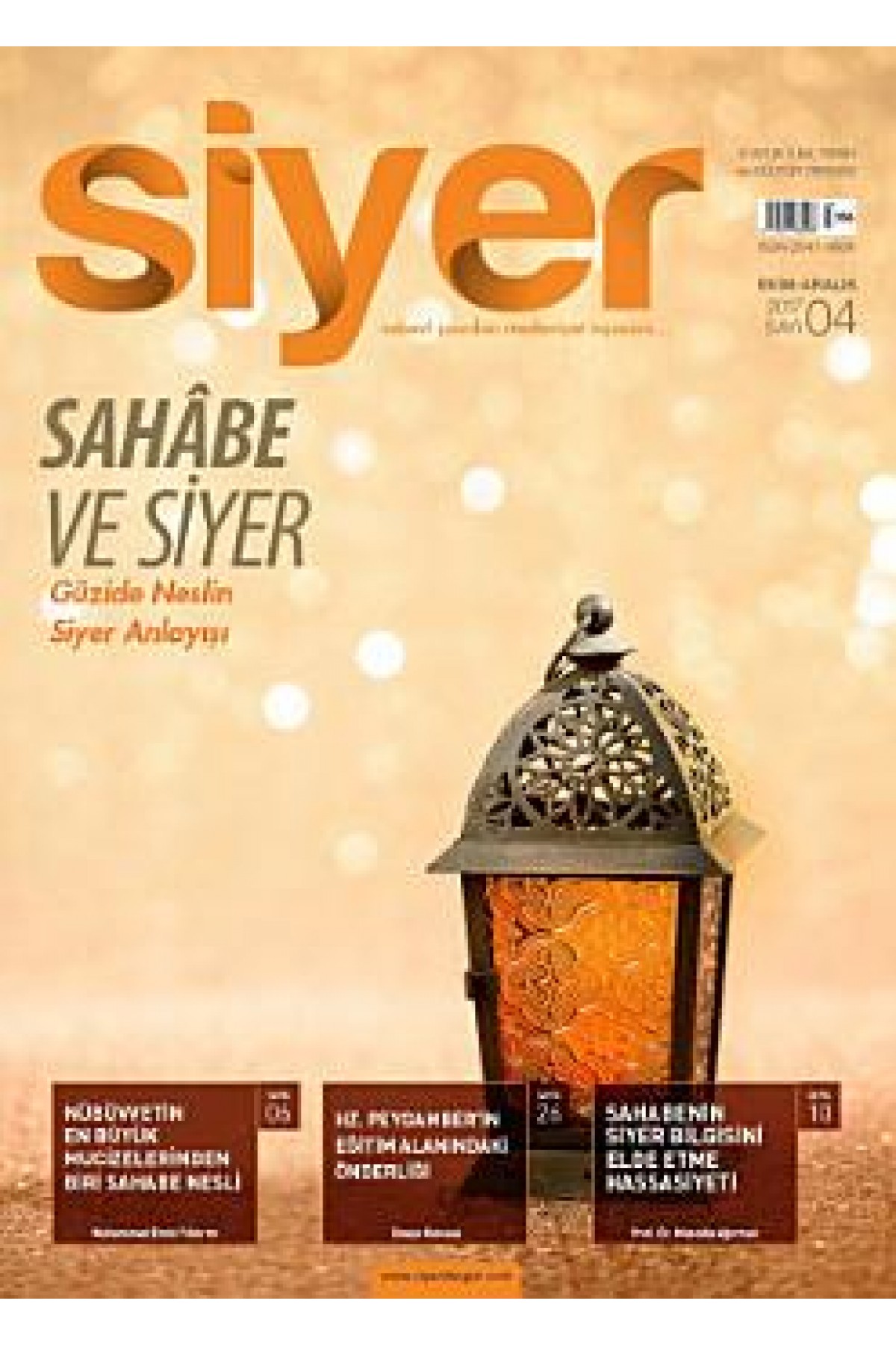 Siyer İlim Tarih ve Kültür Dergisi Sayı: 4 / Ekim-Aralık 2017
